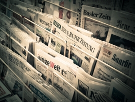 Symbolbild Nachrichten: Zeitungen